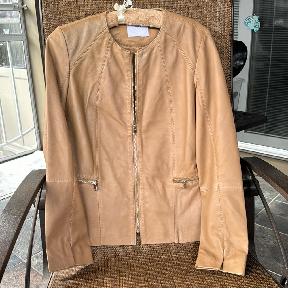 NWOT leather jacket/blazer